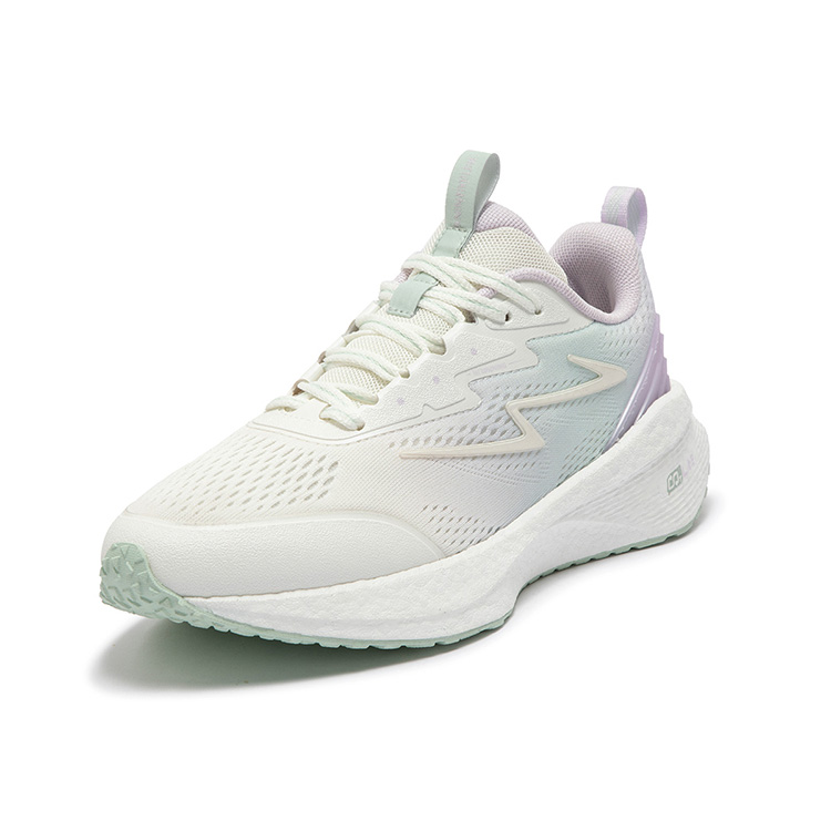 361° Popping Foam Slip Resistant Abrasion Resistant Low top Casual Running Shoes Women’s Micro Grape Purple