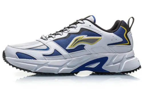 Li Ning Storm 1 Cushioning Slip Resistant Abrasion Resistant Low top Running Shoes Men's Storm Blue