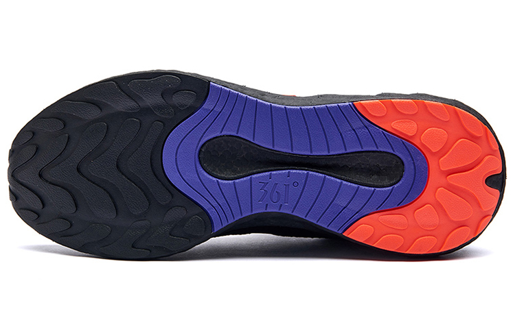361° QU!KFOAM Comfortable Low top Running Shoes Men’s Obsidian Black