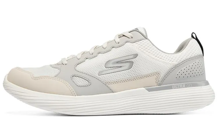 Skechers Go Run 400 V2 Running Shoes Men's Low Top Gray/White/Pink