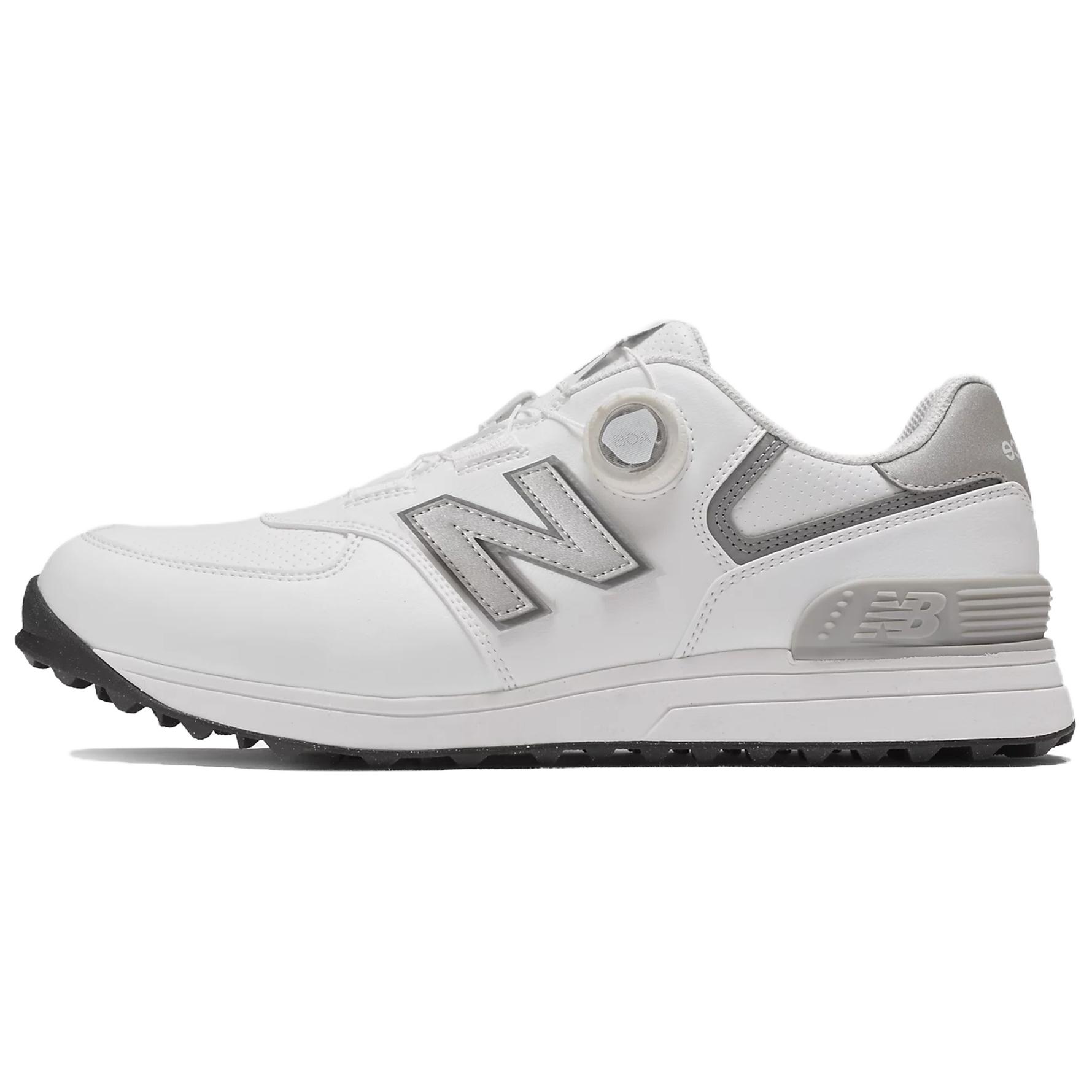 New Balance NB 574 Abrasion Resistant Abrasion Resistant Golf Shoes Men’s White Gray