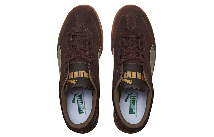 PUMA Liga Suede Low Casual Board Shoes Chocolate Brown