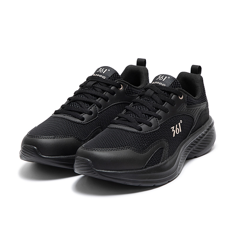 361° Slip Resistant Abrasion Resistant Low top Casual Running Shoes Women’s Black
