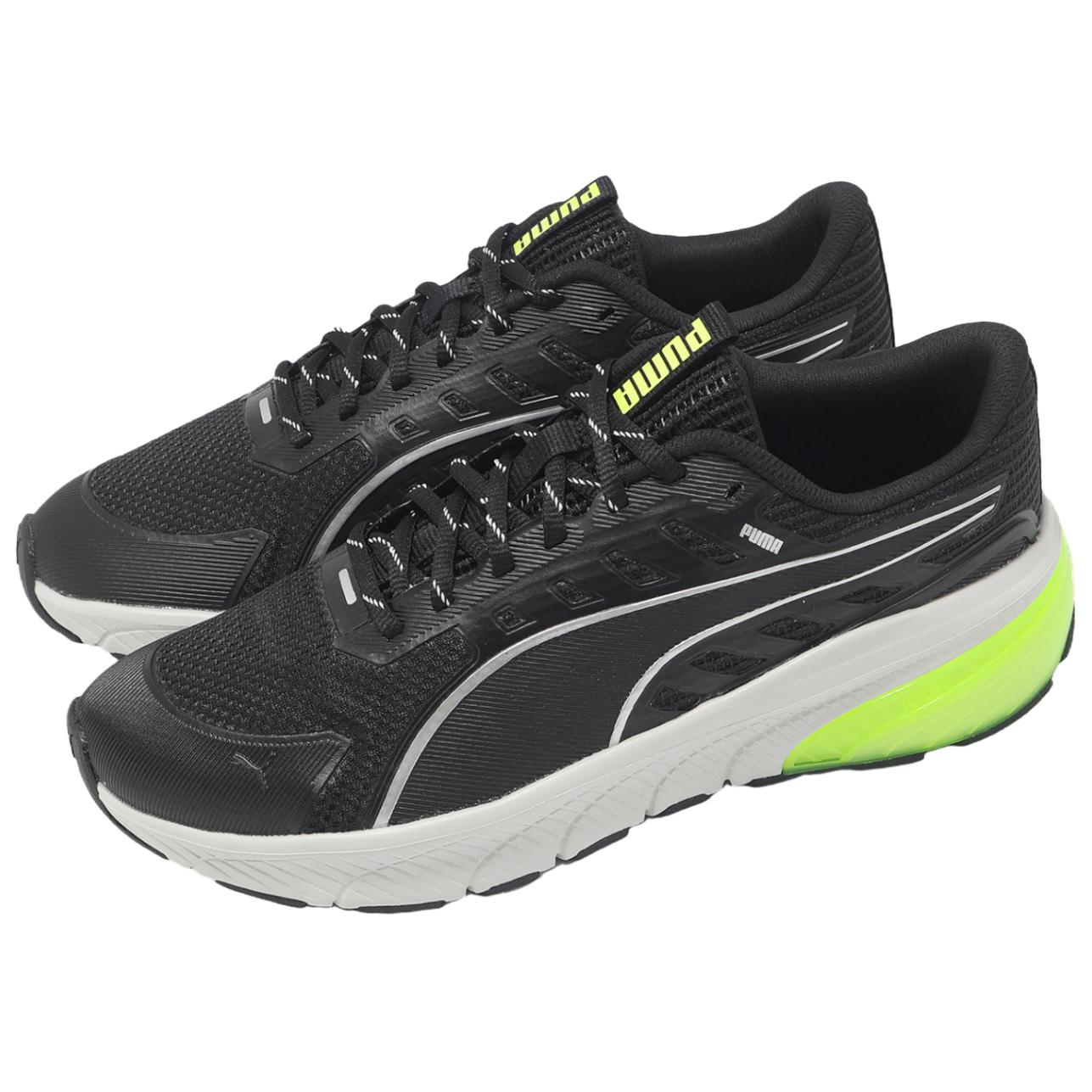 PUMA Cell Glare Cushioning Breathable Support Cushioning Breathable Support Low top Running Shoes Men’s Black Green
