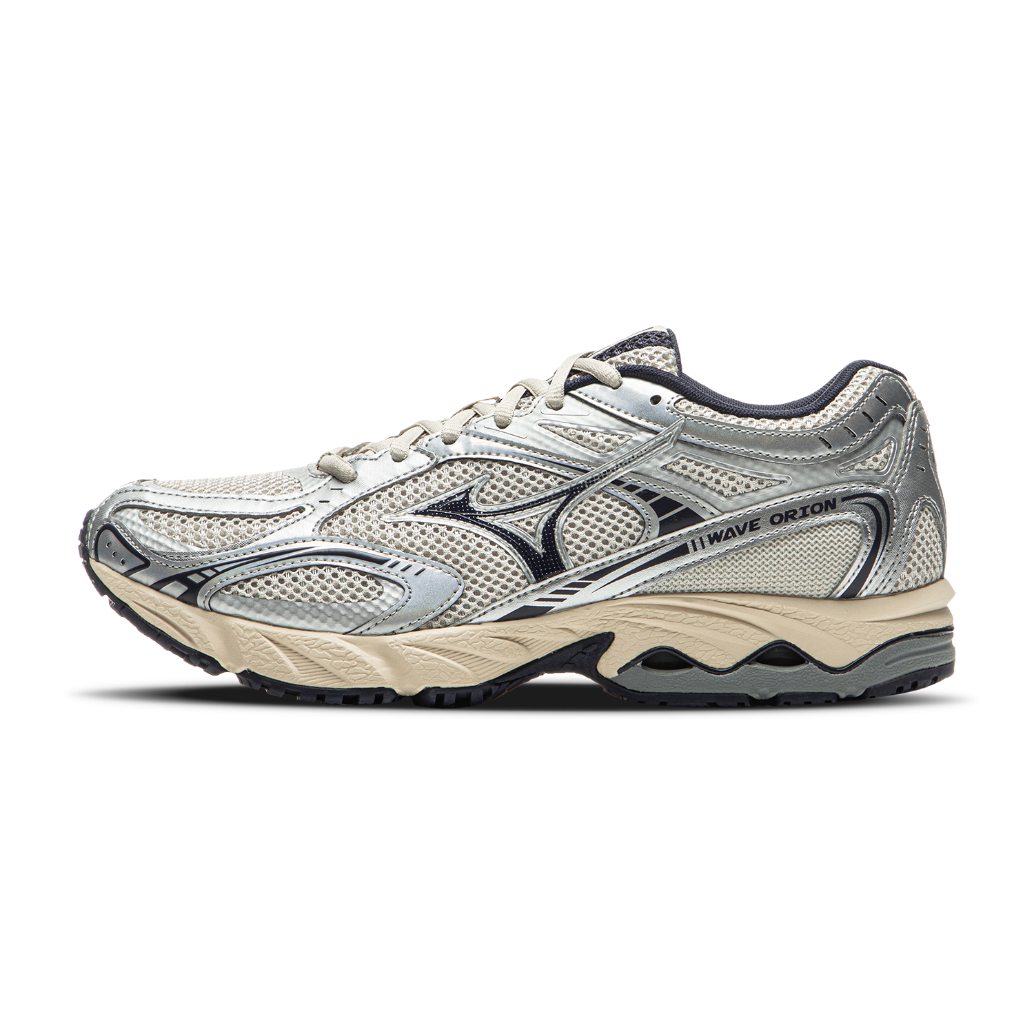 Кроссовки Mizuno Wave Orion (бежево-серые)