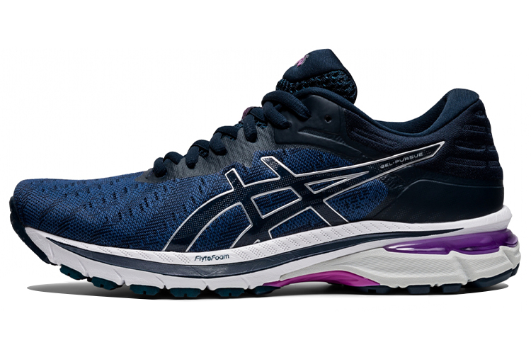 Asics Gel Pursue 7 Comfortable Low top Running Shoes Women's Marine Blue Wide Women's