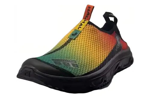 Jah Jah x SALOMON Rx Moc 3.0 Athleisure Cushioning Low top Outdoor Shoes Men's Red Green Black