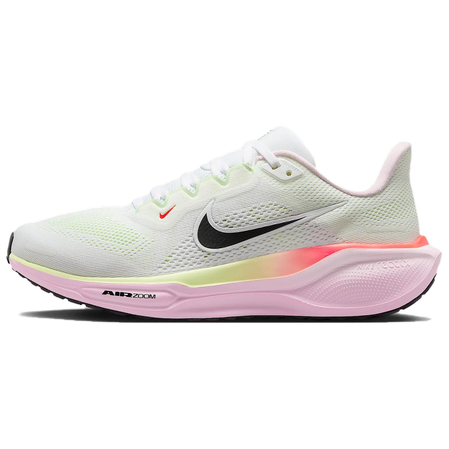 Nike Air Zoom Pegasus 41 White Pink Foam Bright Crimson Black Women’s
