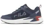FILA Cruise Abrasion Resistant Breathable Low top Running Shoes Men's Blue White
