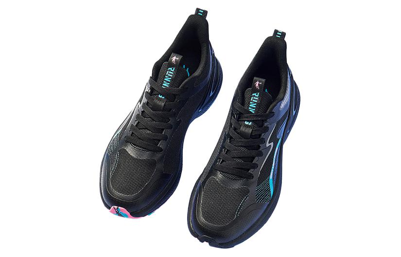 QIAODAN Abrasion Resistant Breathable Low top Running Shoes Men’s Black Blue