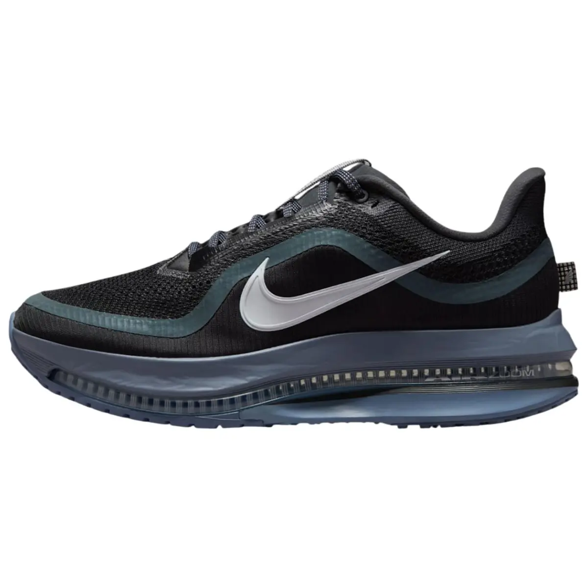 Nike Pegasus Premium Fabric Low top ZOOMX, Improved Waffle Knit Sprint Running Shoes Men's Black Gray