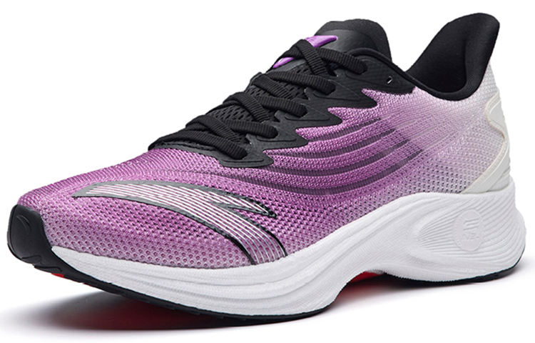 Anta MACH 2.0 Fabric Cushioning Slip Resistant Abrasion Resistant Breathable Lightweight Low top Running Shoes Men’s