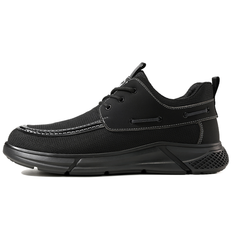 LANOUDUN Abrasion Resistant Impact Resistant Low top Outdoor Shoes Unisex Black