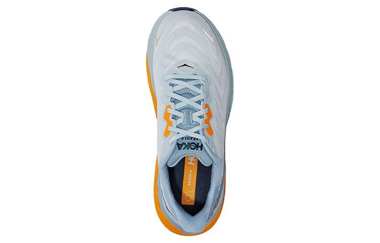 HOKA ONE ONE Arahi 6 Plein Air Blue Fog Orange
