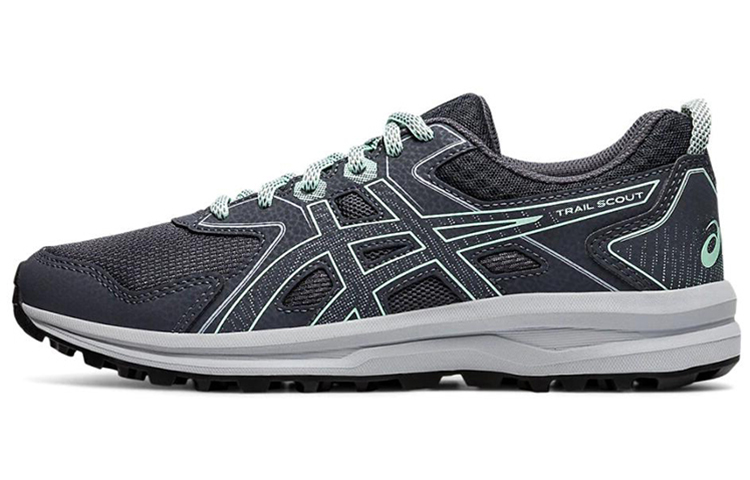 Asics Trail Scout Low top Running Shoes Women's Gray Green