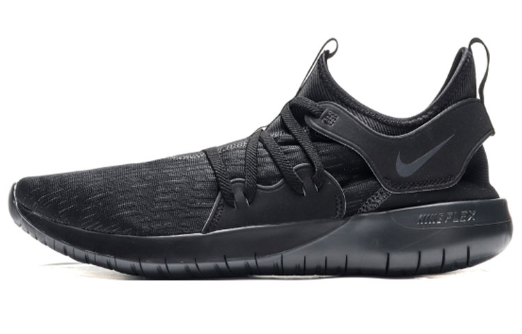 Nike Flex Contact 3 Cushioning Slip Resistant Abrasion Resistant Low top Casual Running Shoes Men's Black