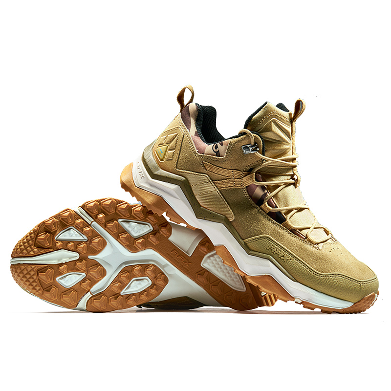RAX Wear resistant And Lightweight Low top Outdoor Shoes Men’s Light Khaki