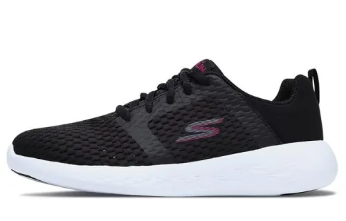 Skechers GO RUN Running Shoes Women's Low Top Black/White