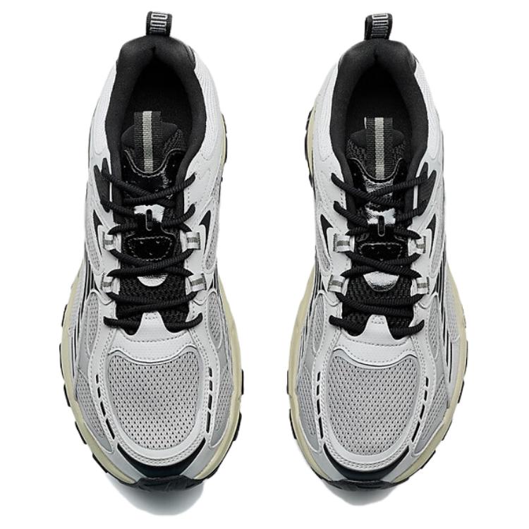 XTEP Slip Resistant And Abrasion Resistant Coverage Low top Outdoor Shoes Men’s Gray Black