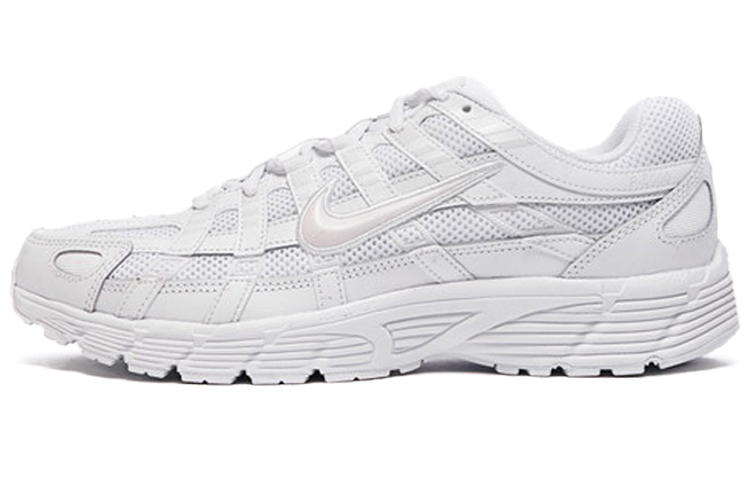 Nike P-6000 Comfortable, shock-absorbing, non-slip, breathable and lightweight low-cut running shoes, same style for men and women, pure white