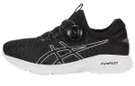 Asics Dynamis Comfortable Abrasion Resistant Breathable Low top Running Shoes Women's Black Graphite Gray White