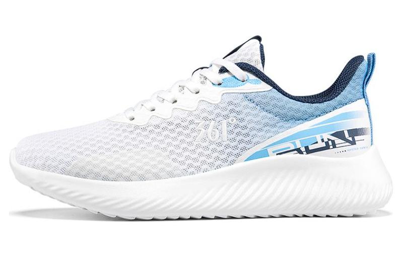 361° Mesh Cushioning, Wear Resistant Low top Running Shoes Women’s White Blue