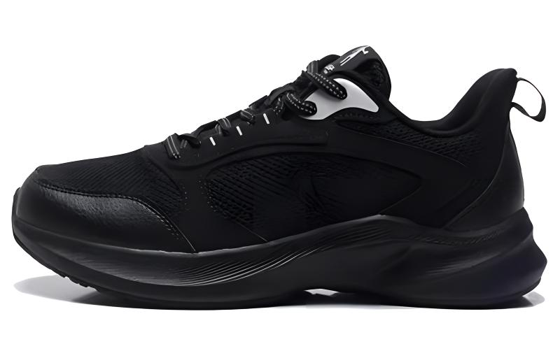 QIAODAN Cushioning, Wear Resistant Low top Casual Running Shoes Men’s Black