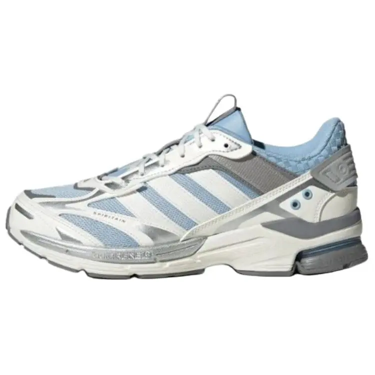 Adidas Spiritain 2000 Textile, Synthetic Leather Low top Running Shoes Unisex Blue White Gray