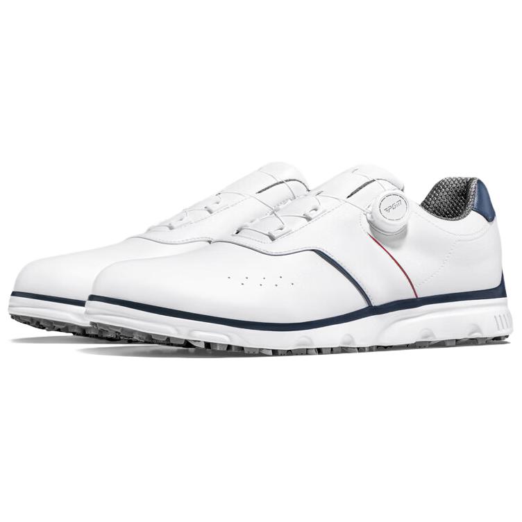 PGM Low top Golf Shoes Men’s White Blue Red