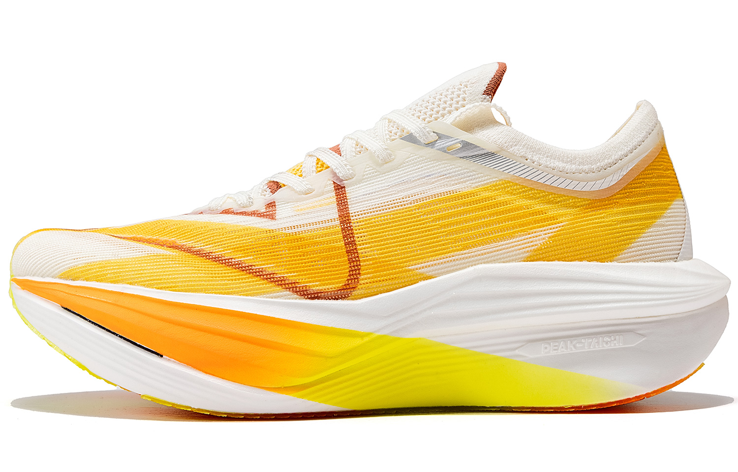 PEAK Taichi UP30 4.0ELITE Running Shoes Men’s Low Top Super Light White Yellow