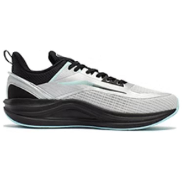 361° Slip Resistant Abrasion Resistant Low top Running Shoes Men’s Silver Black