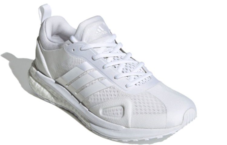 Женские кроссовки adidas Solarglide (белые) — 汉玉白 — фото 3