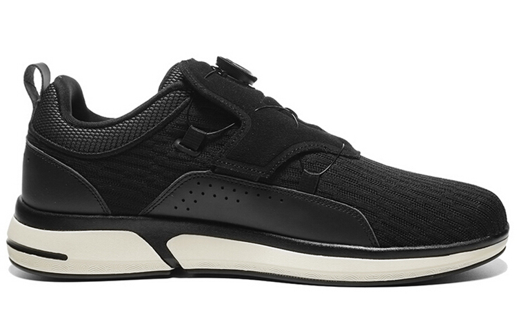 PEAK Woven Cushioning Slip Resistant Low top Running Shoes Men’s Black