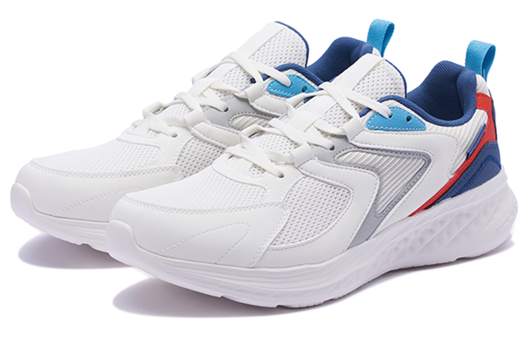 361° Cushioning, Wear Resistant Low top Running Shoes Men’s White Blue