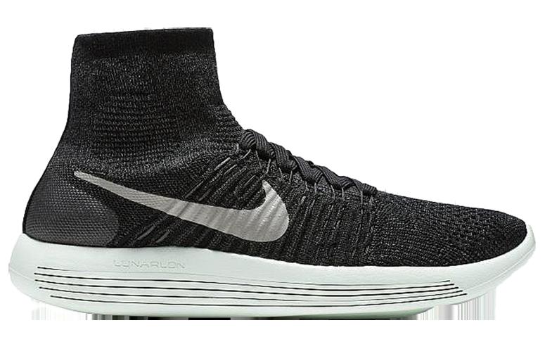Nike Lunarepic Flyknit Lb Black Metallic Silver Women’s