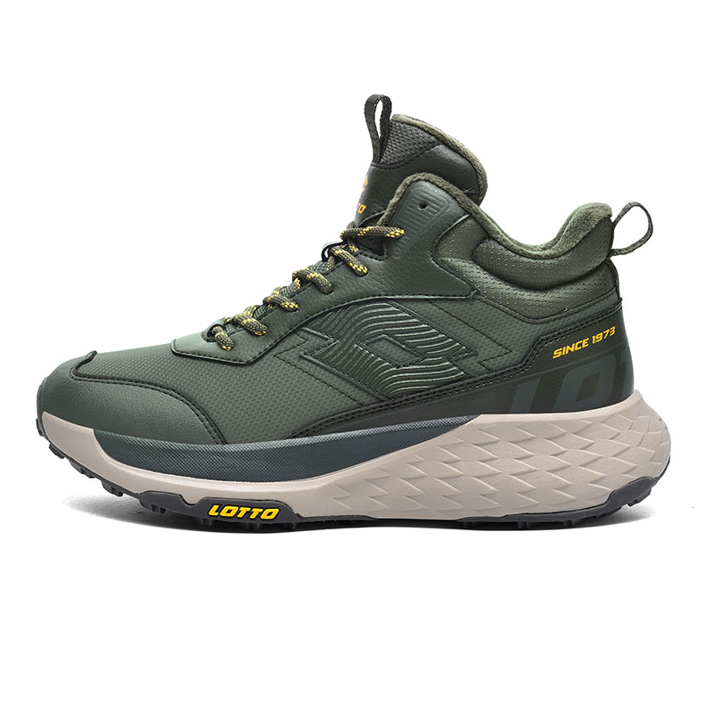 LOTTO Fleece Lined Snow Boots Cushioning Slip Resistant Abrasion Resistant Thermal Height Increasing High top