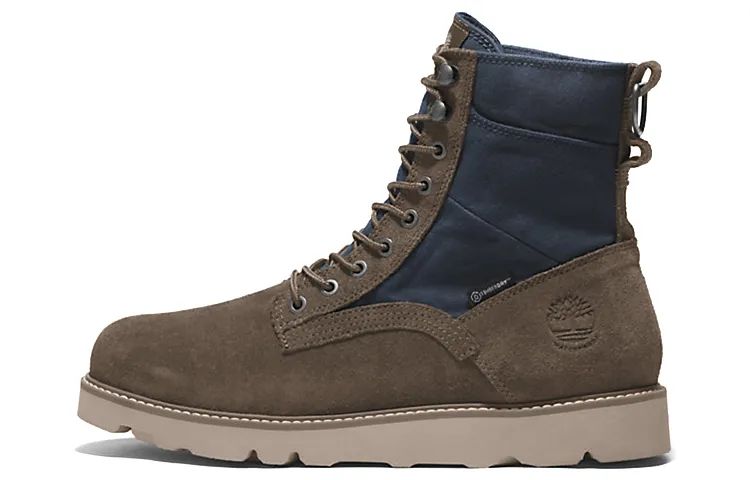 Timberland Vibram Waterproof Leather And Fabric Boots 'Olive Green Suede'