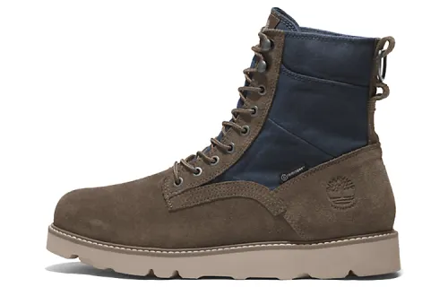 Timberland Vibram Waterproof Leather And Fabric Boots 'Olive Green Suede'