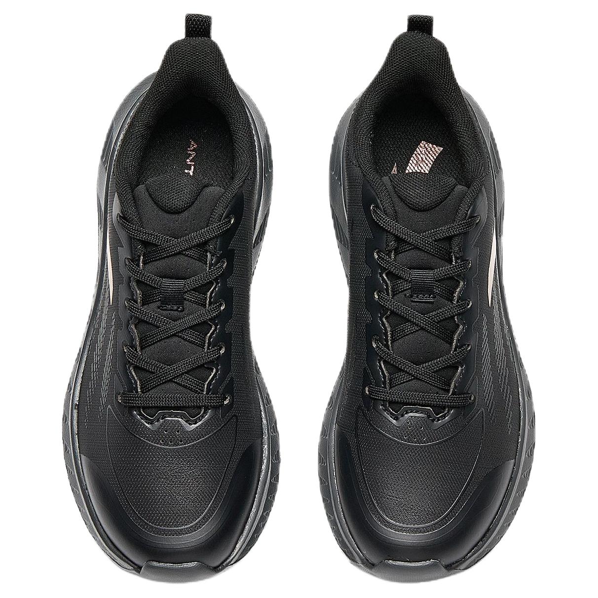 Anta Slip Resistant Abrasion Resistant Low top Casual Running Shoes Women’s Black