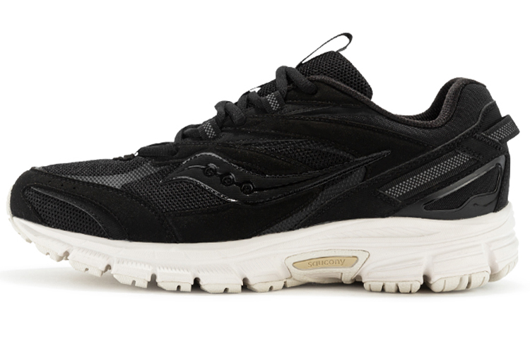Saucony Cohesion 2K Cushioning Slip Resistant Abrasion Resistant Low top Running Shoes Unisex Black White