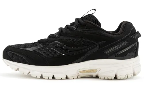 Saucony Cohesion 2K Cushioning Slip Resistant Abrasion Resistant Low top Running Shoes Unisex Black White
