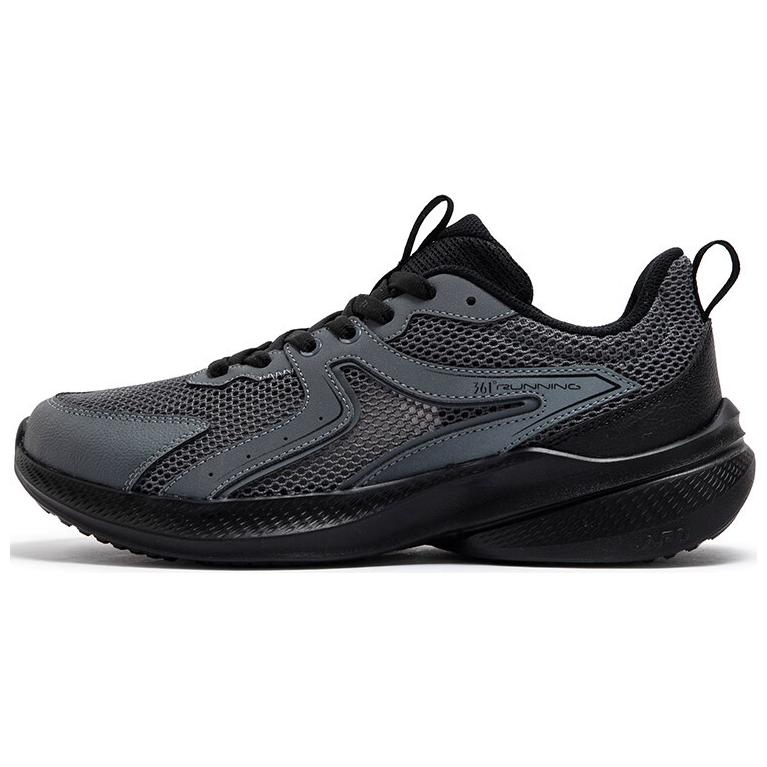361° Slip Resistant Support Rebound Low top Casual Running Shoes Men’s Gray Black