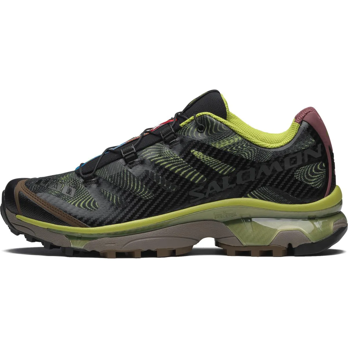 SALOMON XT 4 Breathable Low top Contagrip Casual Running Shoes Unisex Black Green