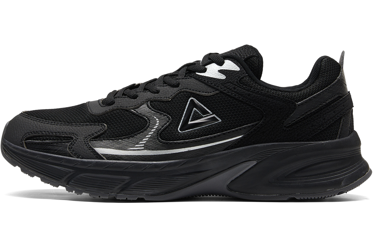 PEAK OG 7000 Cushioning Abrasion Resistant Breathable Low Top Running Shoes Men’s Black