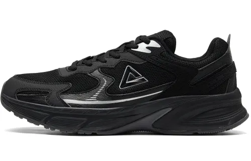 PEAK OG 7000 Cushioning Abrasion Resistant Breathable Low Top Running Shoes Men's Black