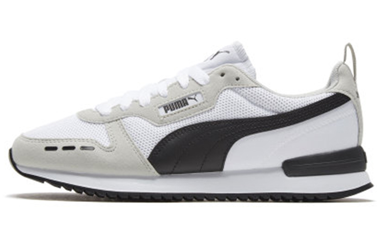 PUMA Puma R78 classic retro mesh shock-absorbing, breathable and lightweight low-top casual running shoes for men and women, white