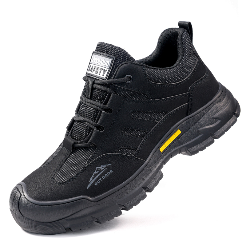 LANOUDUN Comfortable And Trendy Abrasion Resistant Coverage Impact Resistant Low top Outdoor Shoes Men’s Black