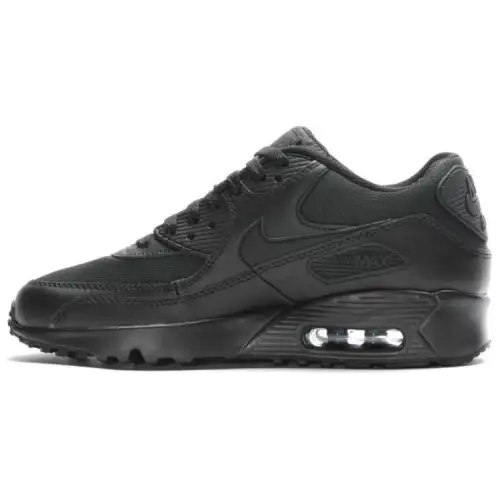Nike Air Max 90 Mesh Triple Black GS