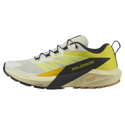 SALOMON Sense Ride 5 Slip Resistant Low top Running Shoes Women's Vanilla