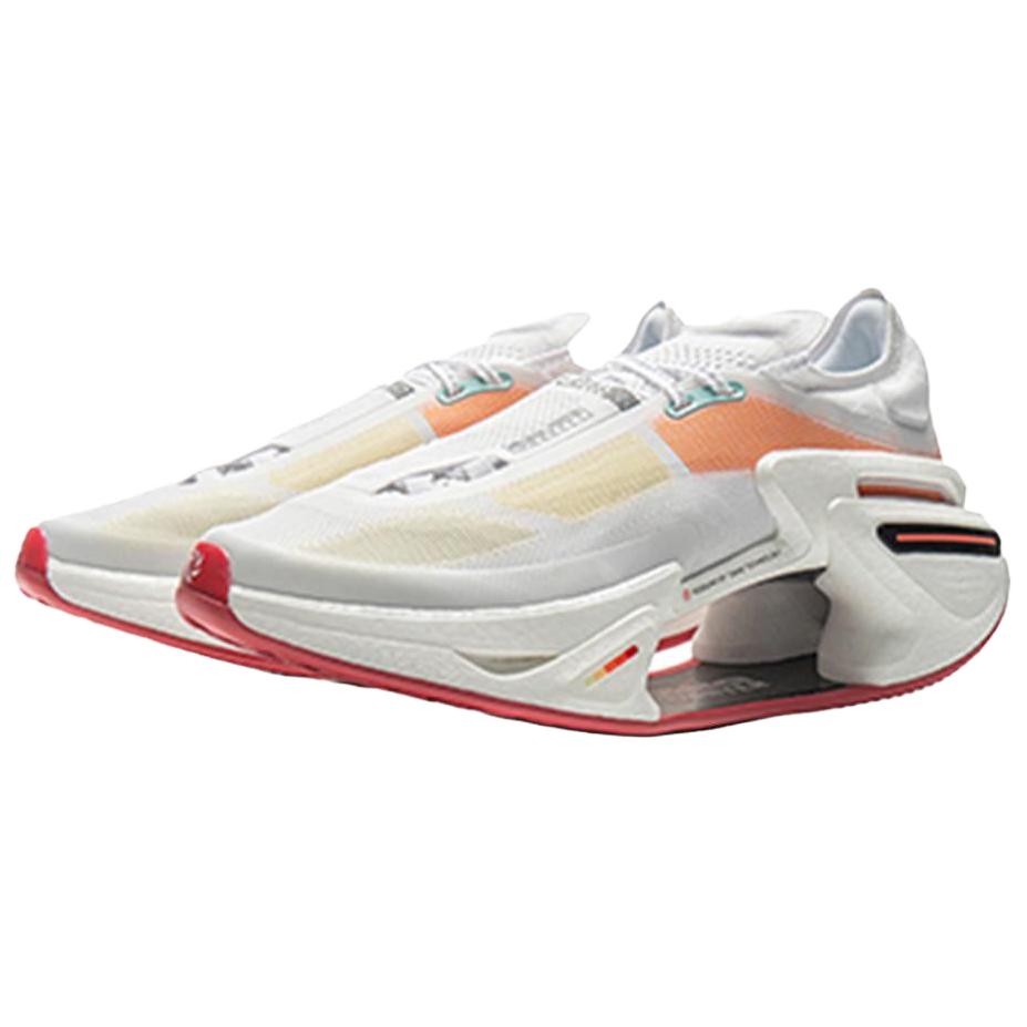 Li Ning Shadow 3.0 Low top Casual Training Racing Running Shoes Unisex Standard White Orange Peel Orange